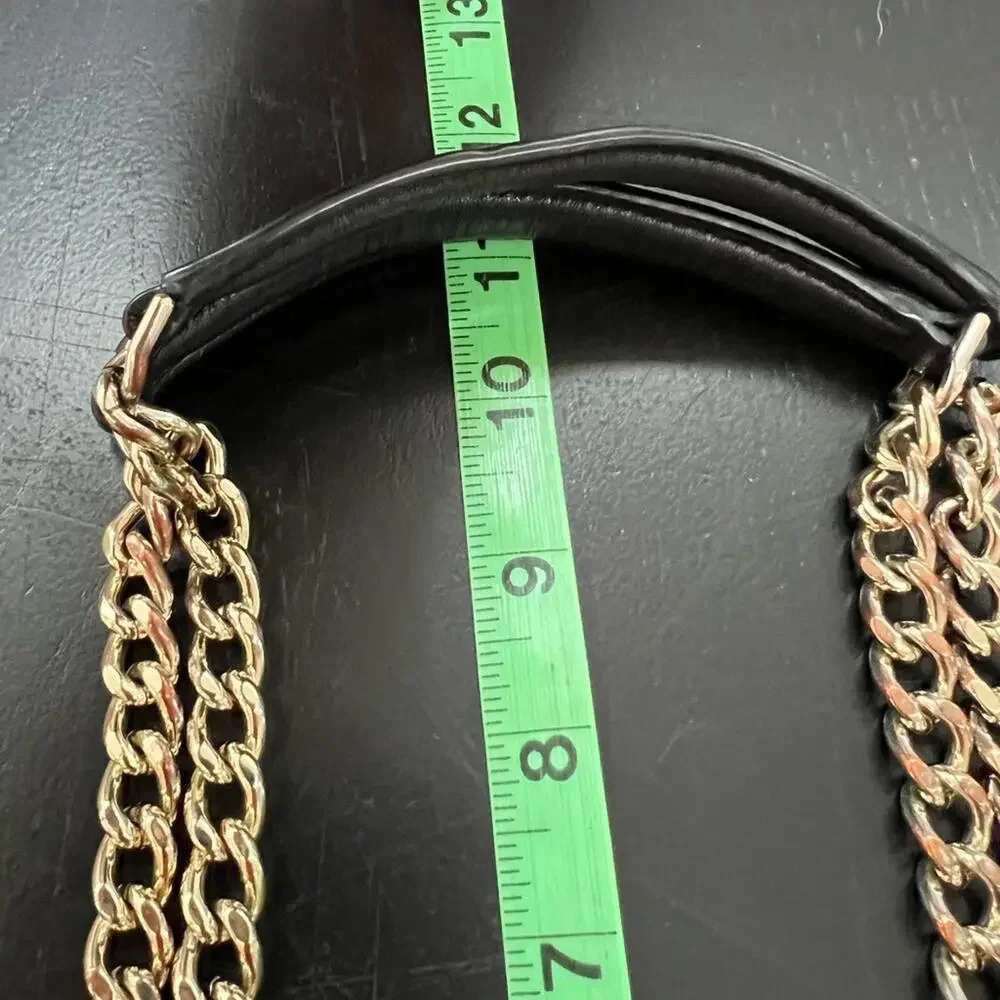 Kate Spade Black‎ Quilted Shoulder Bag with Gold Chain